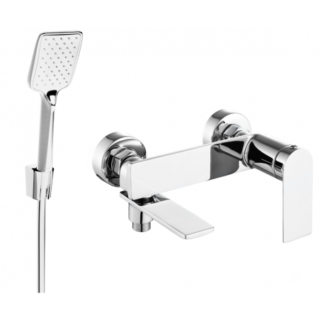 Mexen Zero R62 вана смесител с душ комплект, хром - 7113R62-00