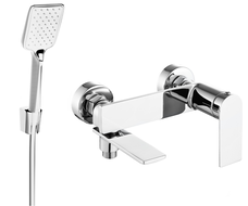Mexen Zero R62 вана смесител с душ комплект, хром - 7113R62-00