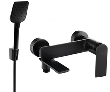 Mexen Zero R62 смесител за вана с душ комплект, черен - 7113R62-70