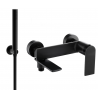 Mexen Zero R70 батерия за вана с душ комплект, черна - 7113R70-70