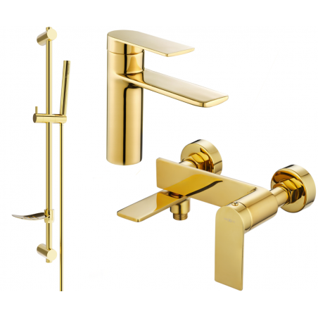 Mexen Zero DF70 комплект за вана, златен - 71103DF70-50