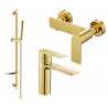 Mexen Zero DF70 душов комплект, златен - 71104DF70-50