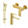 Mexen Zero DQ40 душ комплект, златен - 71104DQ40-50
