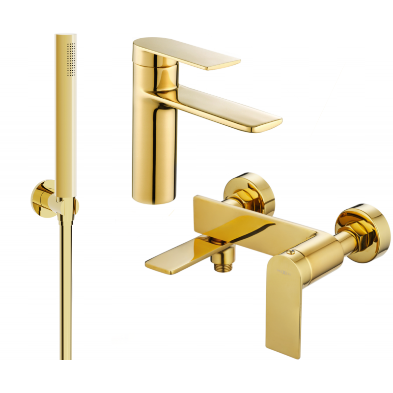 Mexen Zero R70 комплект за вана, златен - 71103R70-50