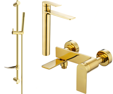 Mexen Zero DF70 Комплект за вана, златен - 7113DF70-50
