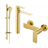 Mexen Zero DQ40 комплект душ, златен - 71114DQ40-50