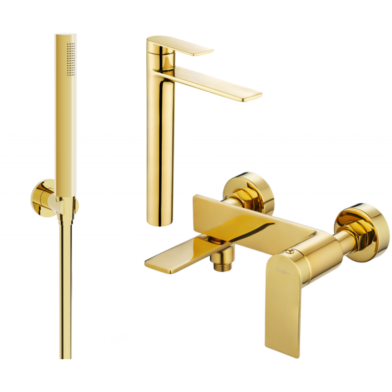 Mexen Zero R70 комплект за вана, златен - 71113R70-50