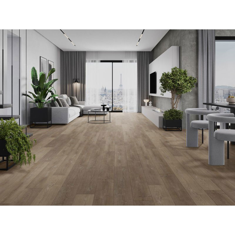 Mexen Windsor винилови панели 1240 x 182 мм SPC 6,5 мм, подложка IXPE 1,5 мм, 4 V-фуга, дъб