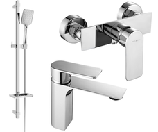 Mexen Alexa DQ62 душ комплект, хром - 71204DQ62-00