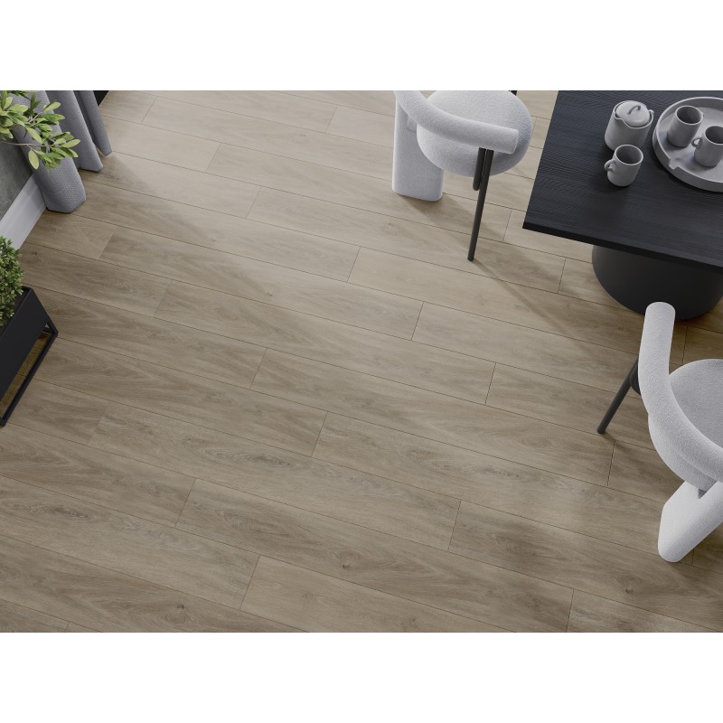 Mexen Parkland винилови панели 1240 x 182 mm SPC 6,5 mm, подложка IXPE 1,5 mm, 4 V-фуга, дъб