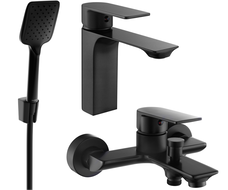 Mexen Alexa R62 комплект за вана, черен - 71203R62-70