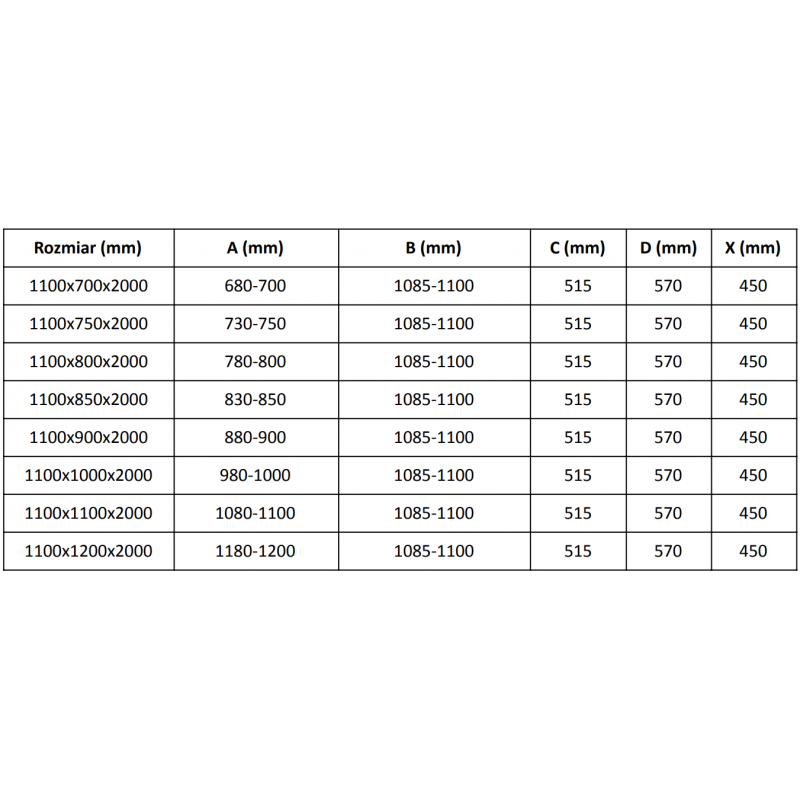 Mexen Velar L плъзгаща се душ кабина 110 x 85 cm, графит, златно четкано - 871-110-085-43-55