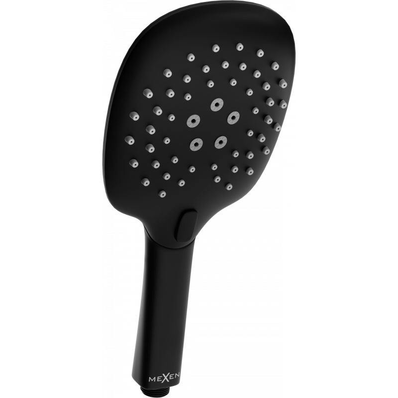 Mexen R-22 3-функционален черен душ - 79522-70