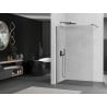 Mexen Kioto стенен душ кабина Walk-in 70 x 200 см, прозрачно 8 мм, цвет графит - 800-070-101-66-00