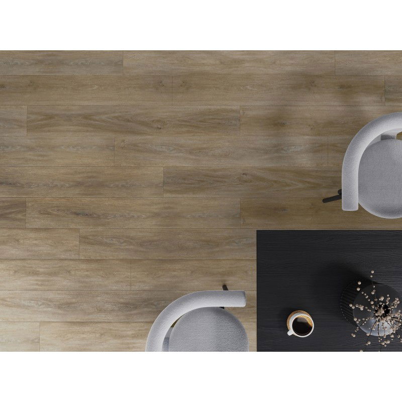 Mexen Palermo винилови панели 1240 x 182 mm SPC 6,5 mm, подложка IXPE 1,5 mm, 4 V-Фуга, Дъб