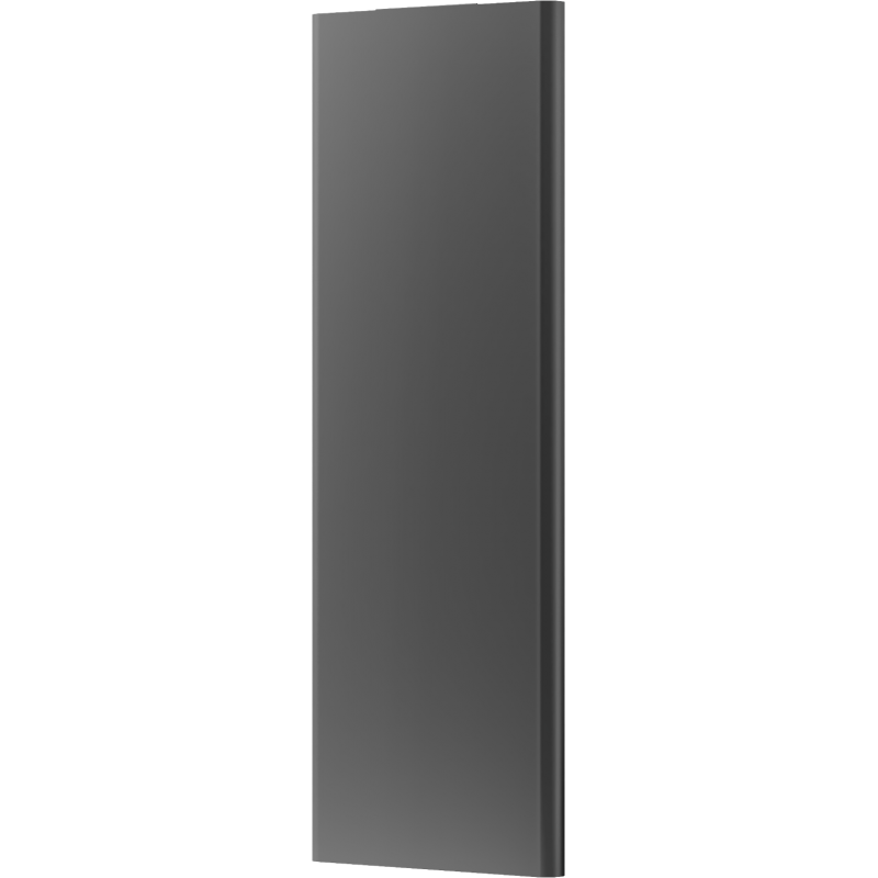 Mexen Flat VR20S плосък радиатор 1600 x 600 мм, централно долно свързване, 1068 W, антрацит - W6VR20S-160-060-66