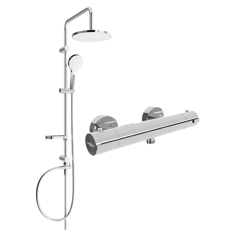 Mexen Kai Erik външно монтиран душ комплект с тропически душ и