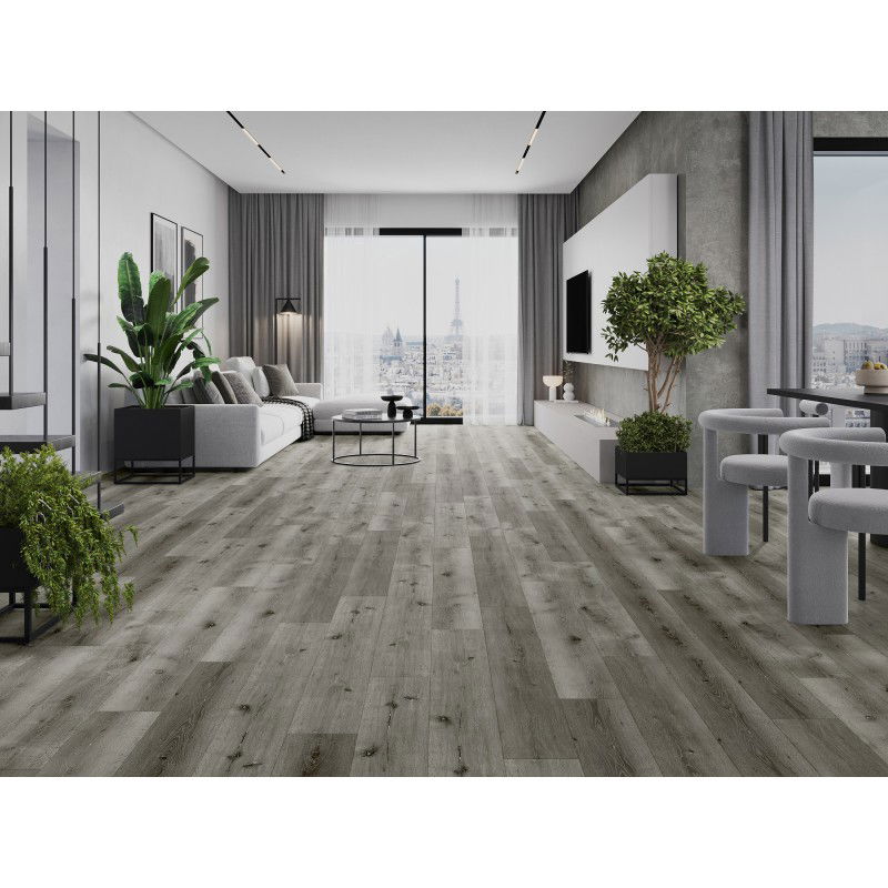 Mexen Lago Vista винилови панели 1240 x 182 mm SPC 6,5 mm, подложка IXPE 1,5 mm, 4 V-Фуга, Дъб
