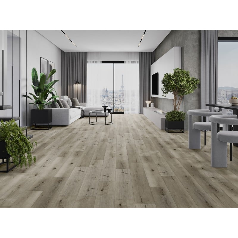 Mexen Bevil Oaks винилови панели 1240 x 182 мм SPC 6,5 мм, подложка IXPE 1,5 мм, 4 V-фуга,