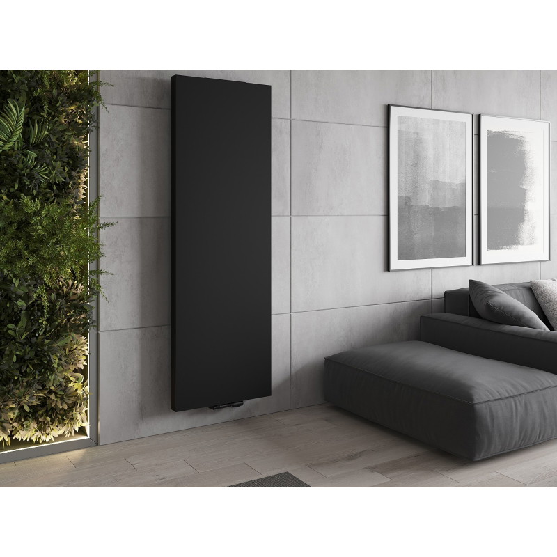 Mexen VS20S Flat панелен радиатор 1600 x 300 mm, долно средно свързване, 596 W, черен -
