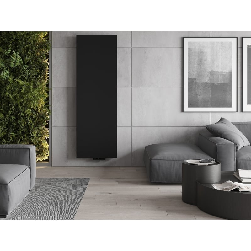 Mexen VS20S Flat панелен радиатор 1800 x 300 mm, долно средно свързване, 654 W, черен -