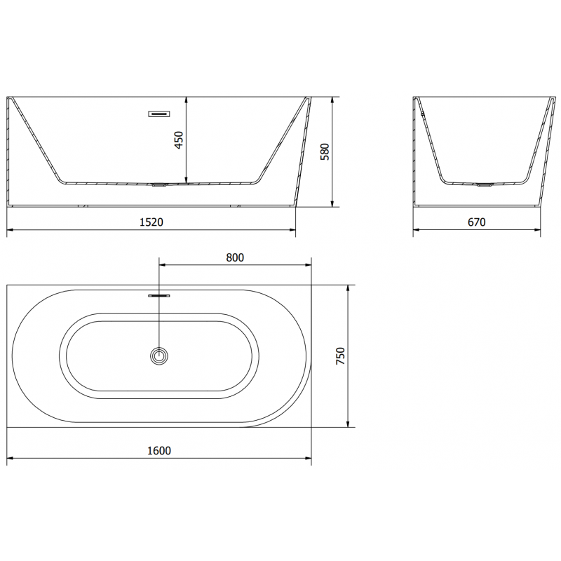 Mexen Mia свободностояща ъглова вана лява 160 x 75 cm, бяла/черна, хромиран преливник - 52691607575L-01