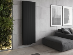 Mexen Line VR20SL панелен радиатор 1400 x 600 mm, долно централно свързване, 1068 W, черен - W6VR20SL-140-060-70