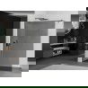 Mexen Kioto душова стена Walk-in 70 x 200 см, графит 8 мм, gun gray шлифован - 800-070-101-66-40