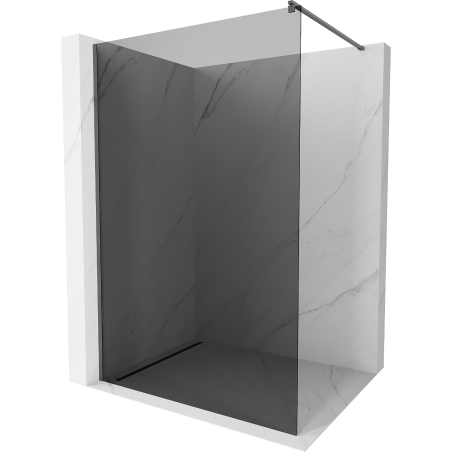 Mexen Kioto душ параван Walk-in 140 x 200 cm, графит 8 мм, четка сива четка - 800-140-101-66-40