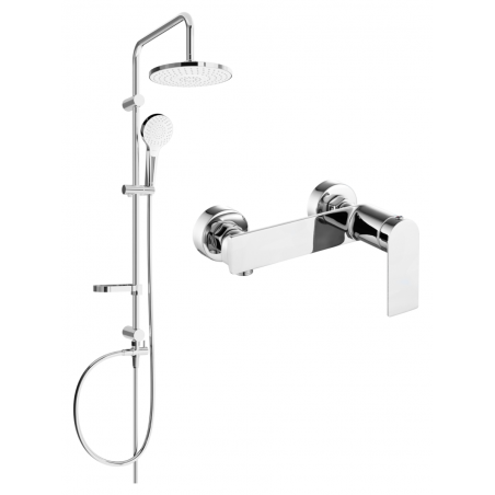 Mexen Zero Ерик комплект за душ за външен монтаж с душ пита и душ батерия,