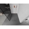 Mexen Kioto душ кабина Walk-in 140 x 200 см, черен модел 8 мм, четкована мед - 800-140-101-65-77