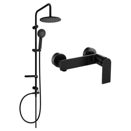 Mexen Zero Карл комплект за душ над повърхността с дъждовен душ и душ