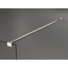 Mexen Kioto стена за душ 100 x 200 см, огледало 8 мм, brushed никел - 800-100-101-97-50