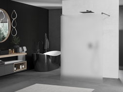 Mexen Kioto свободностояща душ преграда 120 x 200 cm, матирано 8 mm, четка сив пистолет - 800-120-002-66-30