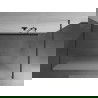 Mexen Kioto свободностояща душ преграда 120 x 200 cm, матирано 8 mm, четка сив пистолет - 800-120-002-66-30