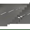 Mexen Kioto стена за душ Walk-in 100 x 200 см, бял модел 8 mm, никел мат - 800-100-101-97-85