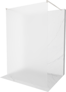 Mexen Kioto самостоятелна душ кабина 140 x 200 cm, матирано стъкло 8 mm, четка никел - 800-140-002-97-30