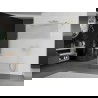 Mexen Kioto свободно стояща душ кабинка 100 x 200 см, прозрачно/матово 8 мм, златно финиширана - 800-100-002-55-35