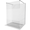 Mexen Kioto свободностояща душ стена 130 х 200 см, прозрачна/матирана 8 мм,