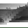 Mexen Kioto свободностояща душа стена 100 x 200 см, графит 8 мм, Gun Gray четкан - 800-100-002-66-40