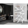 Mexen Kioto стена за душ Walk-in 120 x 200 см, бял модел 8 мм, мазно бронз - 800-120-101-65-97