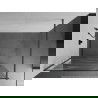 Mexen Kioto стена за душ Walk-in 100 x 200 см, бял модел 8 мм, gun gray шлифован - 800-100-101-66-97