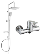 Mexen Kama Sven външен душ комплект с тропически душ и душ батерия, хром