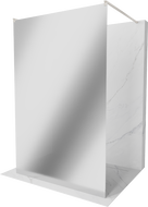 Mexen Kioto самостоятелна душ стена 110 х 200 см, огледало 8 мм, матов никел - 800-110-002-97-50