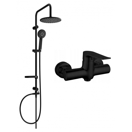 Mexen Pecos Carl външен душов комплект с тропически душ и душова батерия,