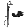 Mexen Pecos Carl външен душов комплект с тропически душ и душова батерия,