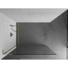 Mexen Kioto L стена за душ Walk-in 75 x 200 см, прозрачен, златен - 800-075-103-50-00