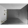 Mexen Kioto L душова стена Walk-in 85 x 200 см, прозрачен, златен четкан - 800-085-103-55-00