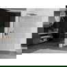 Mexen Kioto L стена за душ 70 x 200 см, прозрачна, покритие gun gray - 800-070-103-66-00