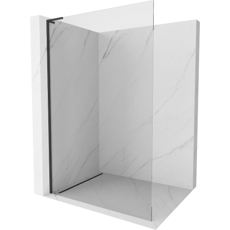 Mexen Kioto L стена за душ Walk-in 50 x 200 см, прозрачна, черна - 800-050-103-70-00